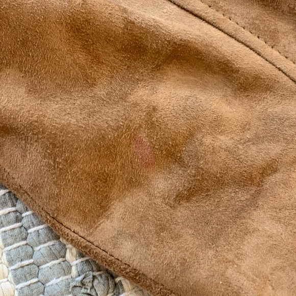 All Saints Chine Suede Jacket - Picture 10 of 15